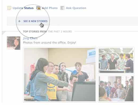Facebook New Stories