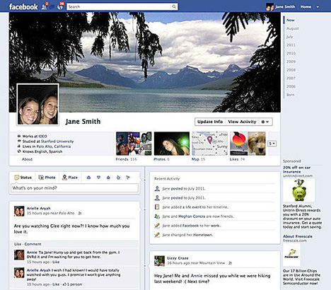 Facebook Timeline Profile